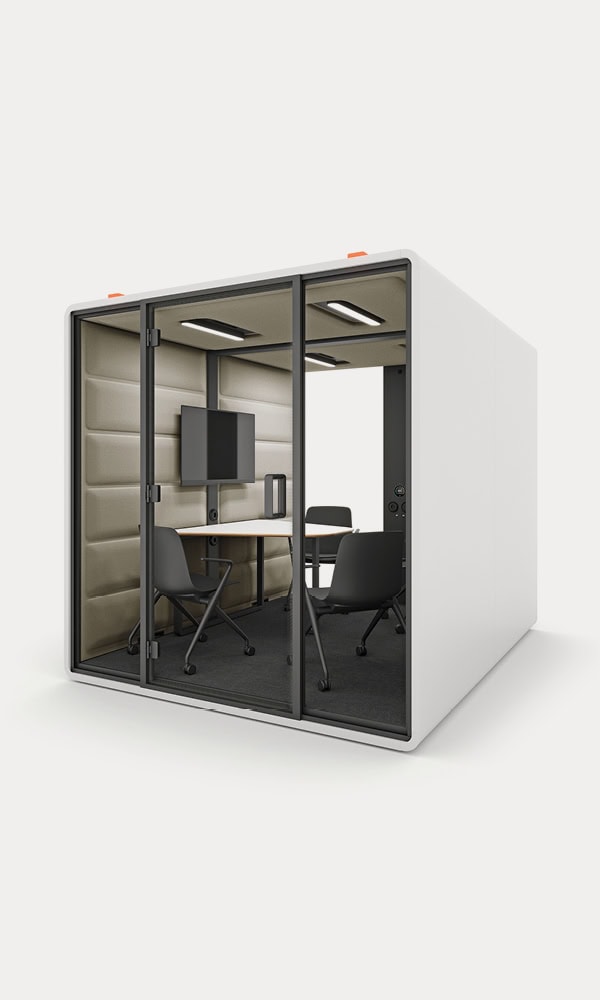 Kabina - HushFree.L karge conference booth for office
