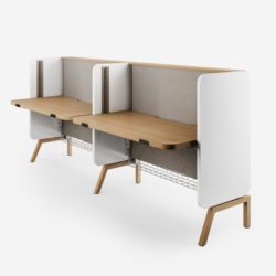 Modularer Einzelschreibtisch